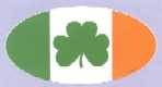 Irish Tricolor with Shamrock