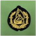 Large Gold Pipe Patch w/Wreath