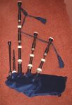 Soutar DS2 Bagpipe - Fully Combed and Beaded, Half Mounted
