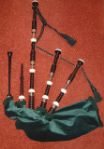 Soutar DS2B Bagpipe - Half Mounted with Nickel Slides