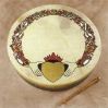 18" Bodhran, Claddagh