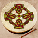 18\" Bodhran, Kilkenny Cross