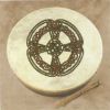 12\" Bodhran, Celtic Knotwork Cross