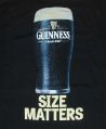 Guinness T-Shirt: \"Size Matters\"