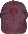 Cap with Heart Knot Design