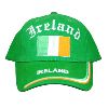 Bright Green Baseball Cap w/"Ireland"