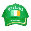 Bright Green Baseball Cap w/\"Ireland\"