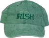 Ireland - Green Cap with Shamrocks and "Irish"