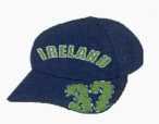 Navy Blue Baseball cap with "IRELAND"