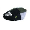 Black Patchwork Cap