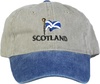 Scotland - Beige Cap with St. Andrew's Cross Flag