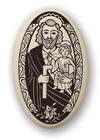 Oval Pendant - Saint Joseph