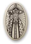 Oval Pendant - Saint Nicholas