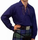 Navy Blue Kilt Shirt