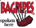 Mousepad: Bagpipes Spoken Here