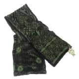 Green Velour Celtic Scarf