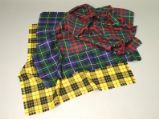 Tartan Wool Head Square