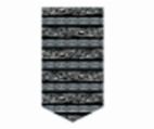 Grey Silk Tie with Celtic Knotwork