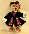 Teddybear girl with black Irish dance dress