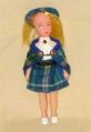 Scottish Dancer Girl with Canadian Provincial Tartan